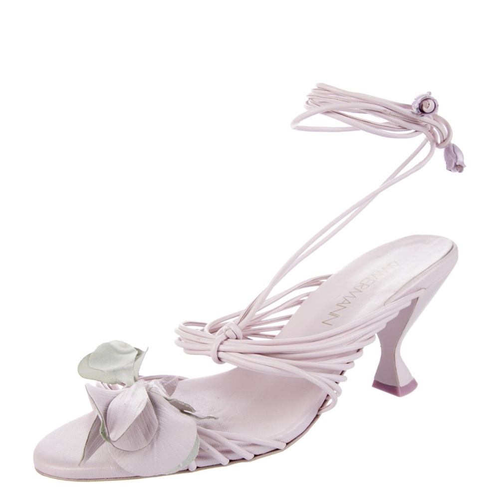 Zimmerman Leather Gladiator Tie-up Sandals